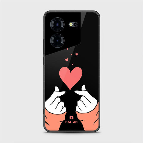 Tecno Pova 5 Cover - Onation Heart Series - HQ Premium Shine Durable Shatterproof Case