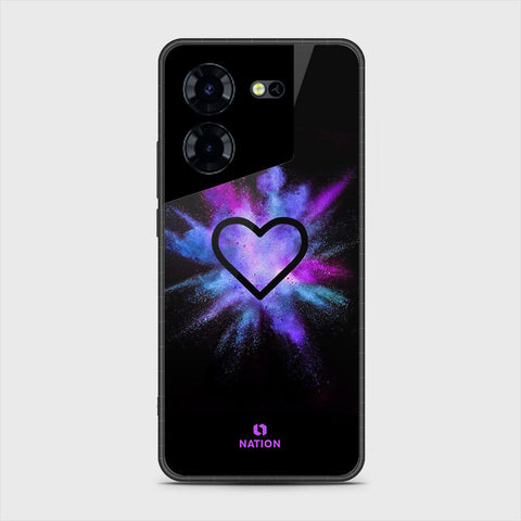 Tecno Pova 5 Cover - Onation Heart Series - HQ Premium Shine Durable Shatterproof Case