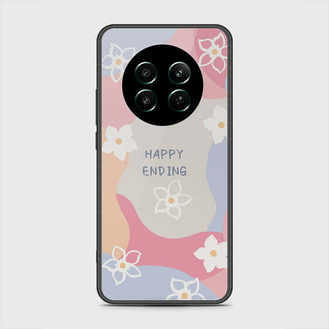 Realme 12 Plus Cover- Happy Series - HQ Ultra Shine Premium Infinity Glass Soft Silicon Borders Case