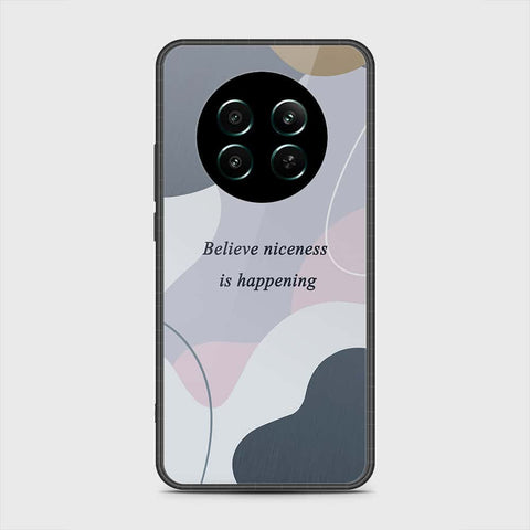 Realme 12 4G Cover- Happy Series - HQ Ultra Shine Premium Infinity Glass Soft Silicon Borders Case