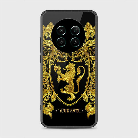 Realme 12 Plus Cover- Gold Series - HQ Ultra Shine Premium Infinity Glass Soft Silicon Borders Case