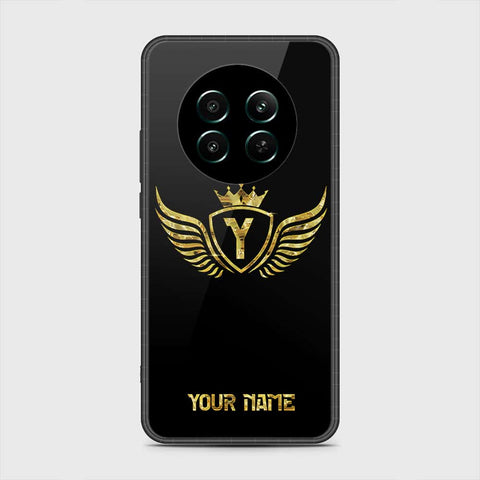 Realme 12 Plus Cover- Gold Series - HQ Ultra Shine Premium Infinity Glass Soft Silicon Borders Case