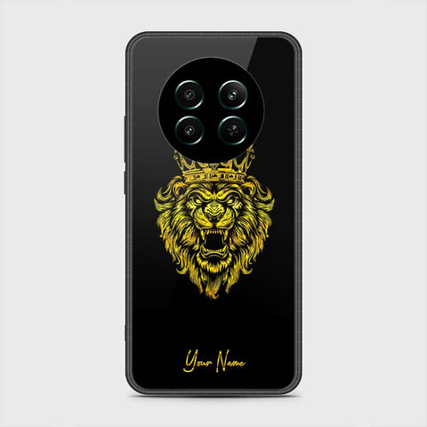 Realme 12 Plus Cover- Gold Series - HQ Ultra Shine Premium Infinity Glass Soft Silicon Borders Case