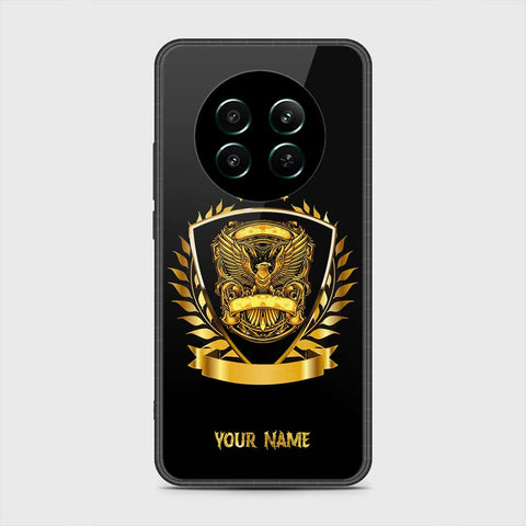 Realme 12 Plus Cover- Gold Series - HQ Ultra Shine Premium Infinity Glass Soft Silicon Borders Case