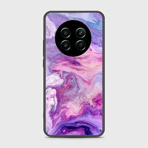 Realme 12 4G Cover- Colorful Marble Series - HQ Ultra Shine Premium Infinity Glass Soft Silicon Borders Case