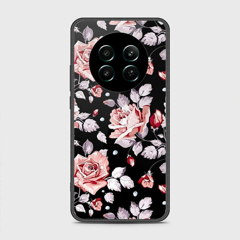 Realme 12 4G Cover- Floral Series - HQ Ultra Shine Premium Infinity Glass Soft Silicon Borders Case