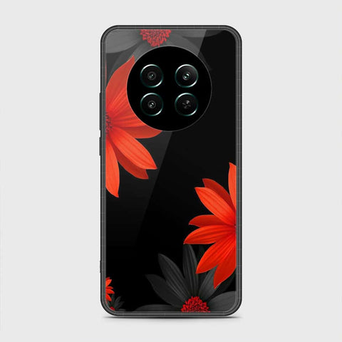 Realme 12 Plus Cover- Floral Series 2 - HQ Ultra Shine Premium Infinity Glass Soft Silicon Borders Case