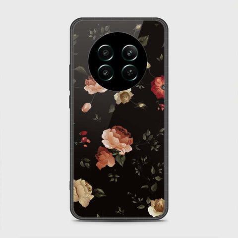 Realme 12 Plus Cover- Floral Series 2 - HQ Ultra Shine Premium Infinity Glass Soft Silicon Borders Case