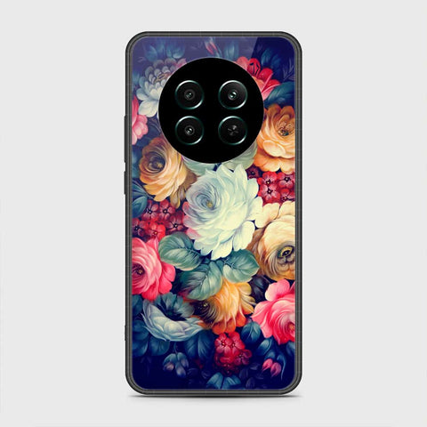 Realme 12 Plus Cover- Floral Series 2 - HQ Ultra Shine Premium Infinity Glass Soft Silicon Borders Case