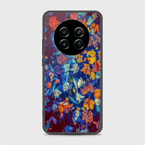 Realme 12 4G Cover- Floral Series 2 - HQ Ultra Shine Premium Infinity Glass Soft Silicon Borders Case