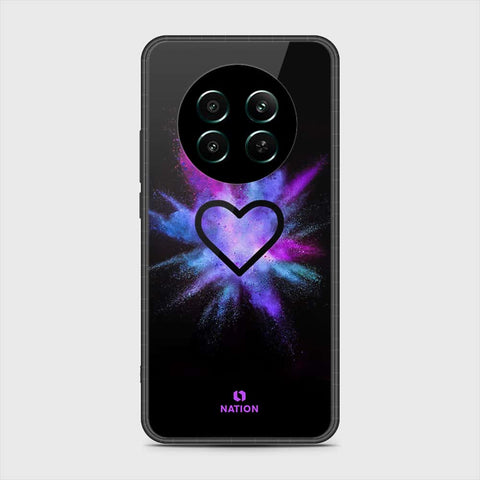 Realme 12 4G Cover- Onation Heart Series - HQ Ultra Shine Premium Infinity Glass Soft Silicon Borders Case