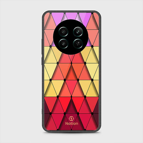 Realme 12 4G Cover- Onation Pyramid Series - HQ Ultra Shine Premium Infinity Glass Soft Silicon Borders Case