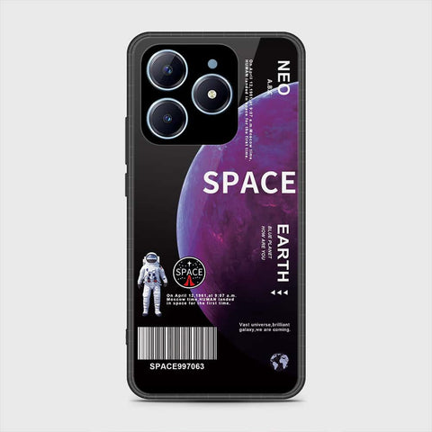 Realme C61 Cover- Limitless Series - HQ Ultra Shine Premium Infinity Glass Soft Silicon Borders Case