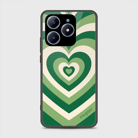 Realme C61 Cover- O'Nation Heartbeat Series - HQ Ultra Shine Premium Infinity Glass Soft Silicon Borders Case