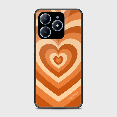 Realme C63 Cover- O'Nation Heartbeat Series - HQ Ultra Shine Premium Infinity Glass Soft Silicon Borders Case