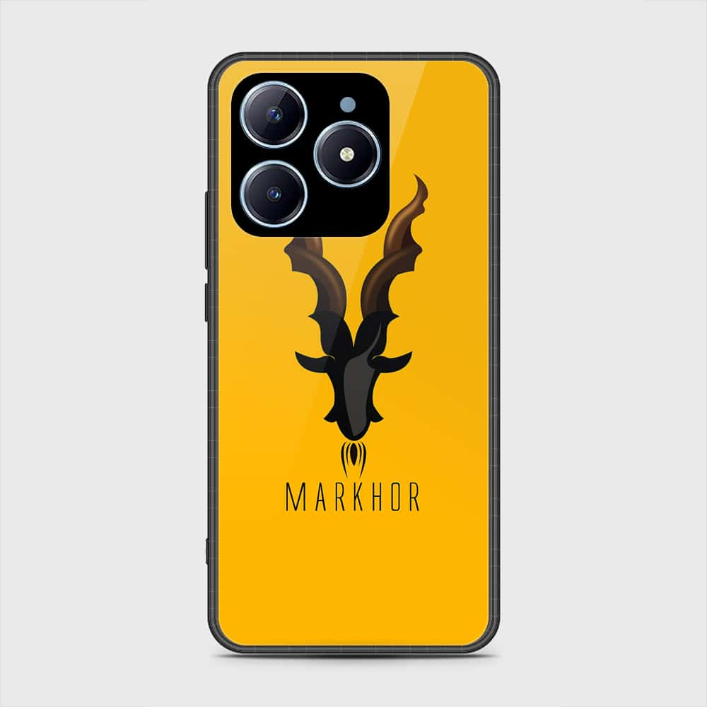 Realme C63 Cover- Markhor Series - HQ Ultra Shine Premium Infinity Glass Soft Silicon Borders Case