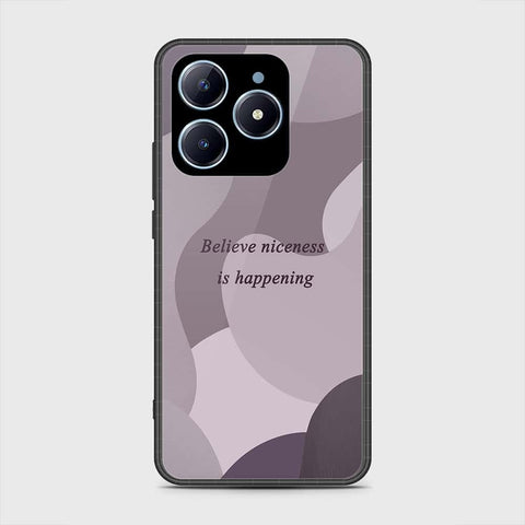 Realme C61 Cover- Happy Series - HQ Ultra Shine Premium Infinity Glass Soft Silicon Borders Case