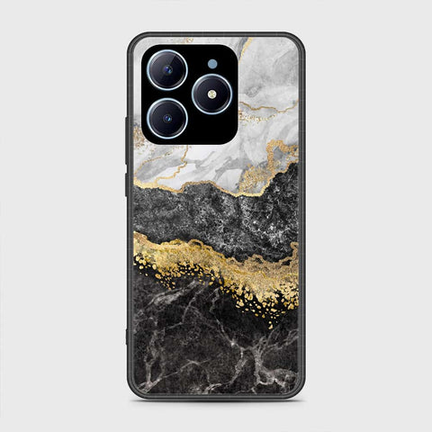 Realme C61 Cover- Colorful Marble Series - HQ Ultra Shine Premium Infinity Glass Soft Silicon Borders Case