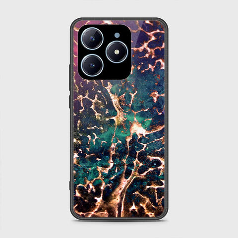 Realme C63 Cover- Colorful Marble Series - HQ Ultra Shine Premium Infinity Glass Soft Silicon Borders Case