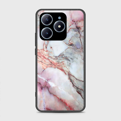 Realme C61 Cover- Colorful Marble Series - HQ Ultra Shine Premium Infinity Glass Soft Silicon Borders Case