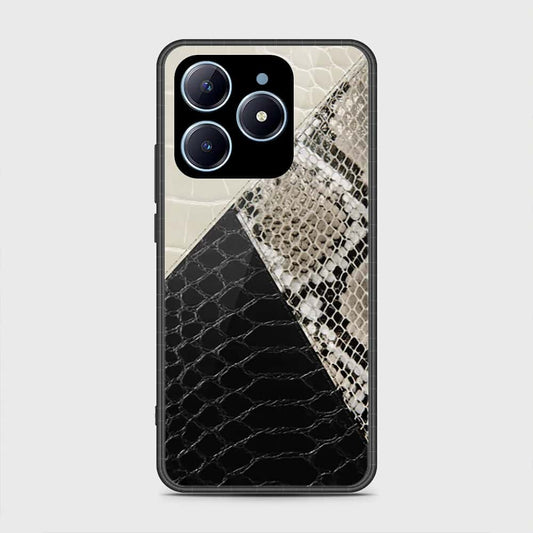 Realme C61 Cover- Printed Skins Series - HQ Ultra Shine Premium Infinity Glass Soft Silicon Borders Case