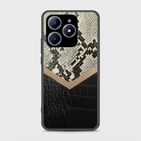 Realme C63 Cover- Printed Skins Series - HQ Ultra Shine Premium Infinity Glass Soft Silicon Borders Case