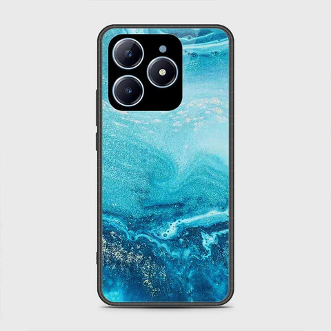 Realme C63 Cover- Mystic Marble Series - HQ Ultra Shine Premium Infinity Glass Soft Silicon Borders Case