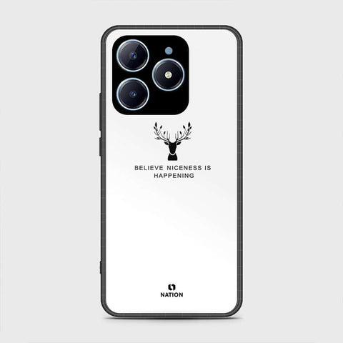 Realme C61 Cover- Nice Series - HQ Ultra Shine Premium Infinity Glass Soft Silicon Borders Case