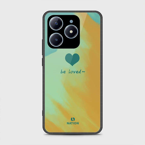 Realme C63 Cover- Onation Heart Series - HQ Ultra Shine Premium Infinity Glass Soft Silicon Borders Case