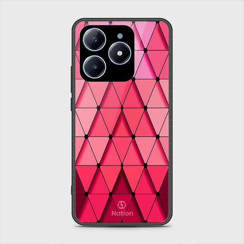 Realme C61 Cover- Onation Pyramid Series - HQ Ultra Shine Premium Infinity Glass Soft Silicon Borders Case