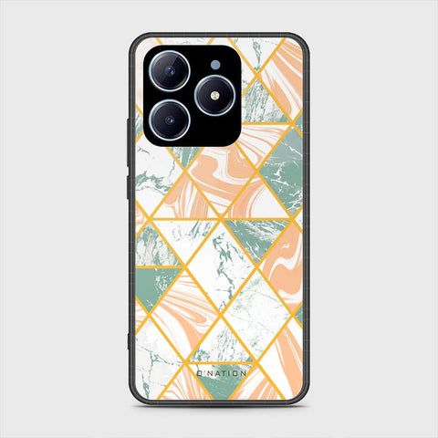 Realme C63 Cover- O'Nation Shades of Marble Series - HQ Ultra Shine Premium Infinity Glass Soft Silicon Borders Case