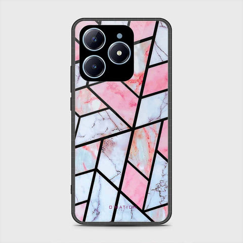 Realme C61 Cover- O'Nation Shades of Marble Series - HQ Ultra Shine Premium Infinity Glass Soft Silicon Borders Case