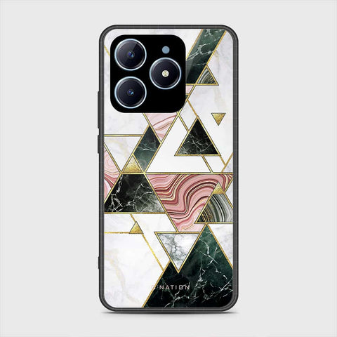 Realme C63 Cover- O'Nation Shades of Marble Series - HQ Ultra Shine Premium Infinity Glass Soft Silicon Borders Case