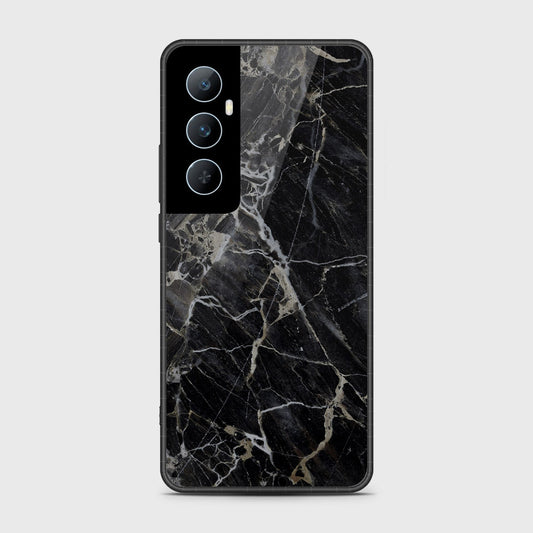 Realme C65 Cover- Black Marble Series - HQ Premium Shine Durable Shatterproof Case