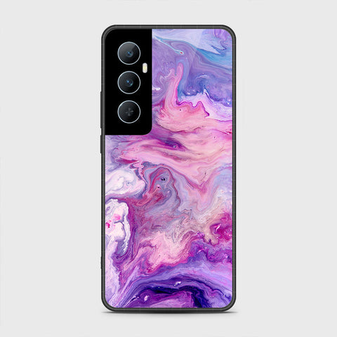 Realme C65 Cover - Colorful Marble Series - HQ Premium Shine Durable Shatterproof Case