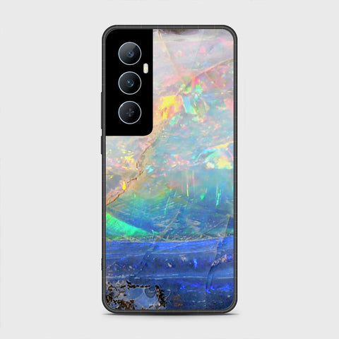 Realme C65 Cover - Colorful Marble Series - HQ Premium Shine Durable Shatterproof Case