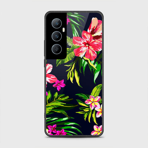 Realme C65 Cover - Floral Series - HQ Premium Shine Durable Shatterproof Case
