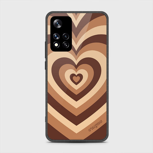 Xiaomi Redmi Note 11 Pro (China) Cover- O'Nation Heartbeat Series - HQ Ultra Shine Premium Infinity Glass Soft Silicon Borders Case