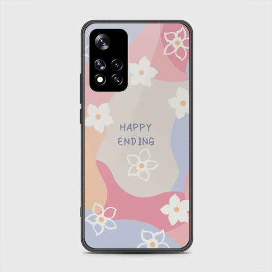 Xiaomi Redmi Note 11 Pro (China) Cover- Happy Series - HQ Ultra Shine Premium Infinity Glass Soft Silicon Borders Case