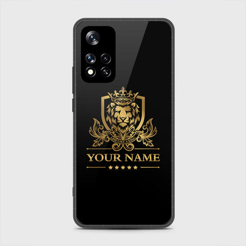 Xiaomi Redmi Note 11 Pro (China) Cover- Gold Series - HQ Ultra Shine Premium Infinity Glass Soft Silicon Borders Case