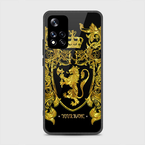 Xiaomi Redmi Note 11 Pro (China) Cover- Gold Series - HQ Ultra Shine Premium Infinity Glass Soft Silicon Borders Case