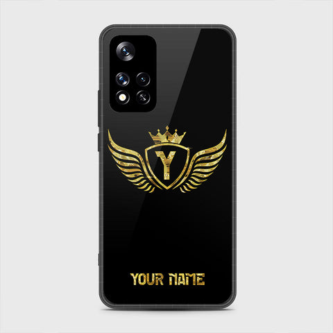 Xiaomi Redmi Note 11 Pro (China) Cover- Gold Series - HQ Ultra Shine Premium Infinity Glass Soft Silicon Borders Case