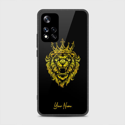 Xiaomi Redmi Note 11 Pro (China) Cover- Gold Series - HQ Ultra Shine Premium Infinity Glass Soft Silicon Borders Case