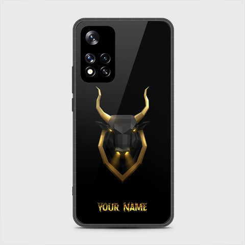 Xiaomi Redmi Note 11 Pro (China) Cover- Gold Series - HQ Ultra Shine Premium Infinity Glass Soft Silicon Borders Case