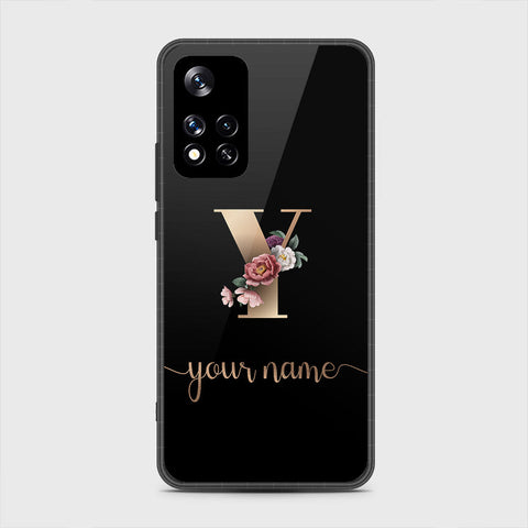 Xiaomi Redmi Note 11 Pro Plus 5G (China) Cover- Personalized Alphabet Series - HQ Ultra Shine Premium Infinity Glass Soft Silicon Borders Case