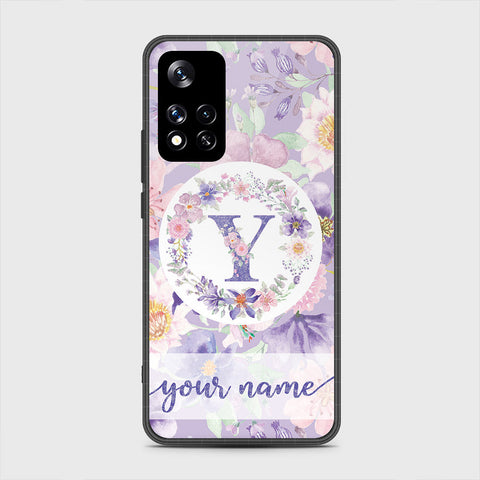 Xiaomi Redmi Note 11 Pro Plus 5G (China) Cover- Personalized Alphabet Series - HQ Ultra Shine Premium Infinity Glass Soft Silicon Borders Case