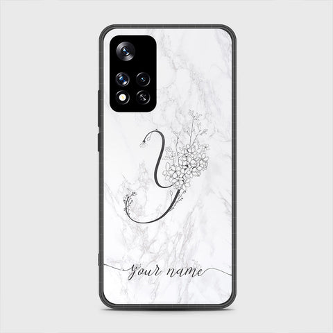 Xiaomi Redmi Note 11 Pro Plus 5G (China) Cover- Personalized Alphabet Series - HQ Ultra Shine Premium Infinity Glass Soft Silicon Borders Case