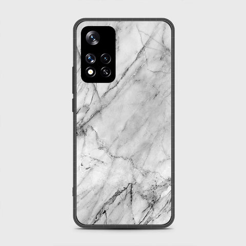 Xiaomi Redmi Note 11 Pro (China) Cover- White Marble Series - HQ Ultra Shine Premium Infinity Glass Soft Silicon Borders Case