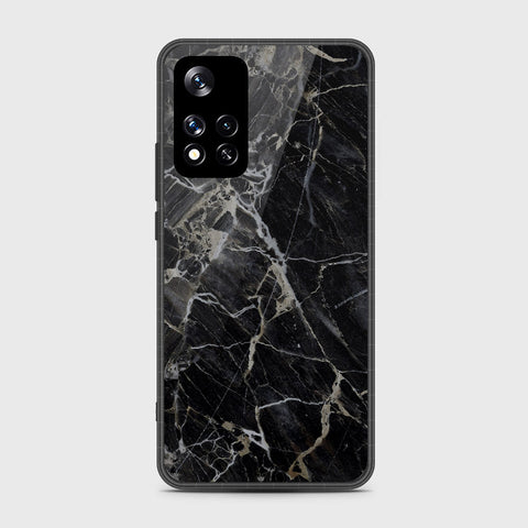 Xiaomi Redmi Note 11 Pro Plus 5G (China) Cover- Black Marble Series - HQ Ultra Shine Premium Infinity Glass Soft Silicon Borders Case