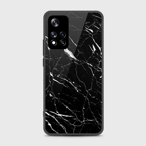 Xiaomi Redmi Note 11 Pro (China) Cover- Black Marble Series - HQ Ultra Shine Premium Infinity Glass Soft Silicon Borders Case